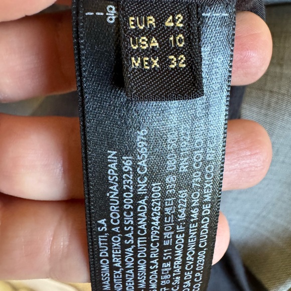 NWT Massimo Dutti double breasted gray blazer size 10 - Picture 10 of 10